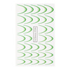 Gradient water decals for nails/ French/ Ombre/French smile line 33 pcs green STZ46