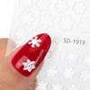 Naklejki do paznokci 5D samoprzylepne świąteczne Molly Nails SD-1919
