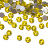 Strass per unghie in vetro SS10 Citrine, circa 50 pezzi.