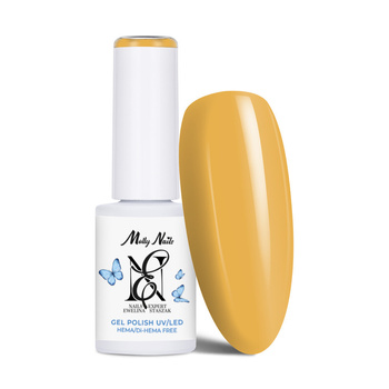 Smalto ibrido LED/UV Gel Polish Molly Nails by Ewelina Staszak Talizman T7 Calcite gialla senza HEMA/Di-HEMA 7 g