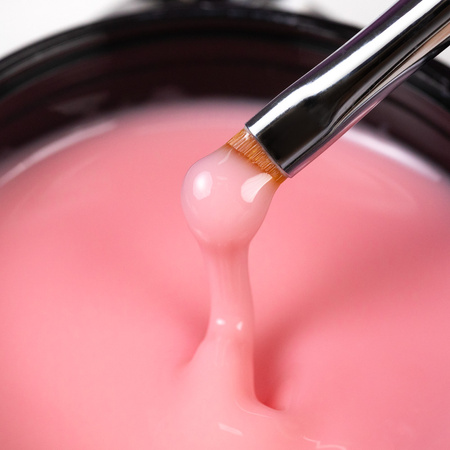 Selbstnivellierendes Builder-Gel, hart, mittlere Konsistenz, Molly Nails Faded Pink, HEMA/Di-HEMA-frei, 50 g