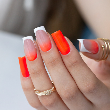 Gel modelador para uñas sin HEMA ni Di-HEMA con aceite de árbol de té MollyLac HerbaLine Shiny Flakes by Gosia Kruś 5 g