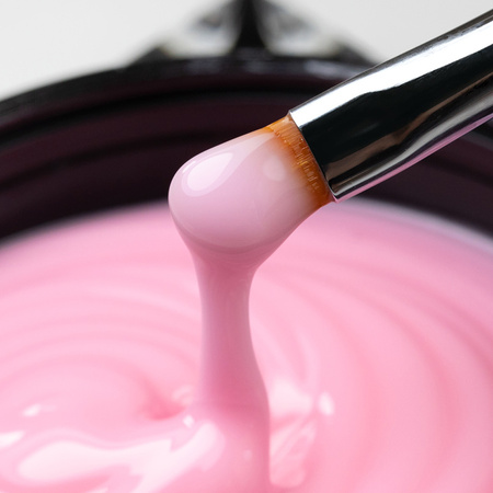 Jelly Builder Gel von Molly Nails – Candy Pink, ein dickflüssiges, hartes Gel zum Aufbau von Gele, HEMA/Di-HEMA-frei, 15 g