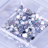 Iridescent rhinestones set in a box, approx. 1000 pieces
