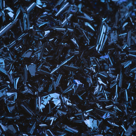 MollyLac metallic nail dust Alu flakes dazzling blue 0.2 g No. 6