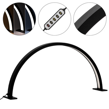 35W LED Arc Desk Lamp, Shadowless, Black, Size L, HQ-75X