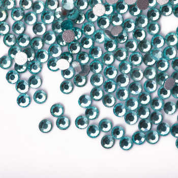 SS5 Aquamarine glass nail rhinestones, approx. 1440 pcs. per pack