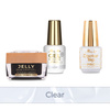 Molly Nails PRO MATCH SYSTEM 2+1 Clear: 2 gel modellanti + Doctor Top 15 g