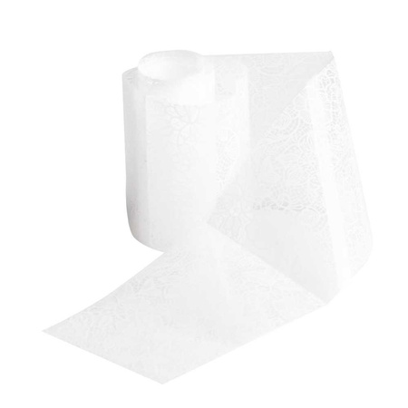 Lámina de transferencia para uñas, 80 cm, blanca, n.º 4