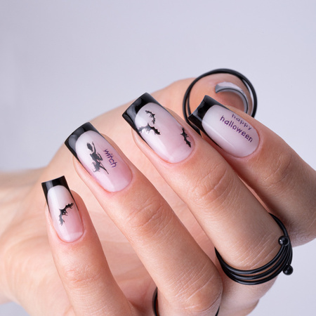 Тонкі самоклейні наклейки на нігті на Хелловін R226