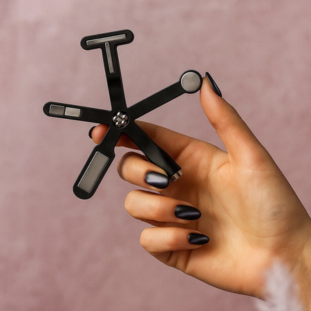 Magnetyzer gwiazdka 6w1 do kociego oka cat eye czarny