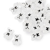 Décorations pour ongles « oursons » 3D Molly Nails, transparentes, 20 pièces