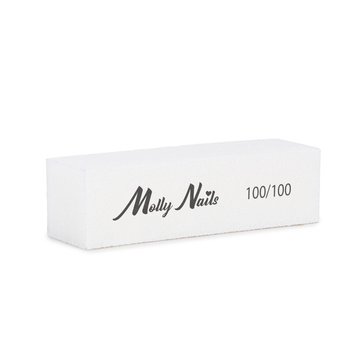 Molly Nails 100/100 Premium White Polishing Block