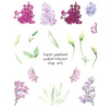 Adhesivos acuáticos para uñas con motivos florales STZ-707