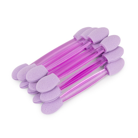 Applikator (Handpuppe) zum Einreiben von Puder von Molly Nails, violett, 10 Stück
