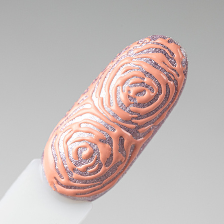 Creative Flow Color Gel  - Gel créatif pour NailArt permettant de réaliser des motifs fondants et délicats Molly Nails Soft Peach Sans HEMA/Di-HEMA 5 g