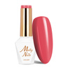Esmalte híbrido Molly Nails Hearts &amp; Kisses Dark Raspberry sin HEMA ni Di-HEMA, 8 g, n.º 193