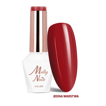 Esmalte híbrido LED/UV Gel Polish La Vie en Rouge n.º 320 First Love MollyNails sin HEMA ni Di-HEMA, 8 g
