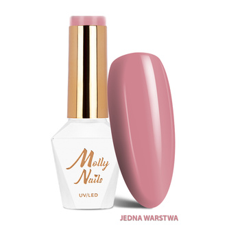 Molly Nails Glamour Women Powder Pink Dress HEMA/Di-HEMA Free Hybrid Nail Polish 8g No. 3