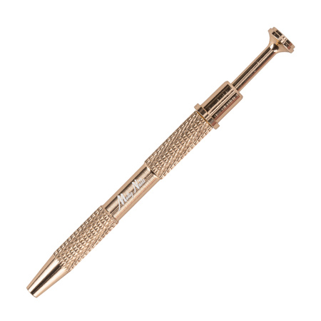 Manico per pinza per spugne per ombre Molly Nails, 12,2 cm, dorato