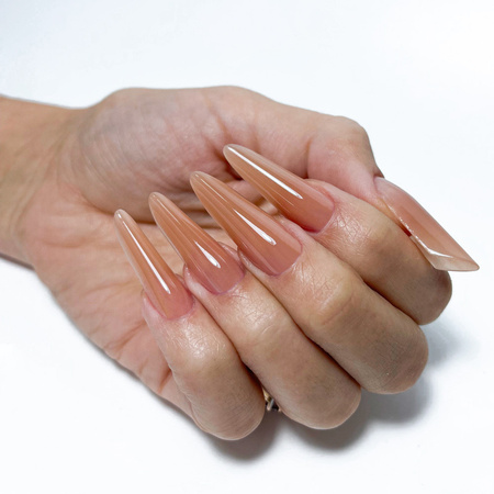 Akrylożel Polygel żel budujący do przedłużania AcrylGel Molly Nails HEMA/Di-HEMA Free Light Brown 30 ml