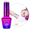 Base de caucho para uñas flexibles, manicura y pedicura S.O.S. Antídoto Molly Nails Babydoll 10 g