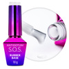 Base de caucho para uñas flexibles, manicura y pedicura S.O.S. Antidotum Molly Nails Milky Way 10 g
