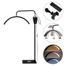 Lámpara LED de belleza de arco de 45 W, de pie, sin sombras, negra, modelo HQ-U28
