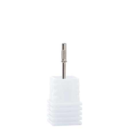 Tige de support en acier pour capuchons abrasifs de 38 mm, argentée, lisse