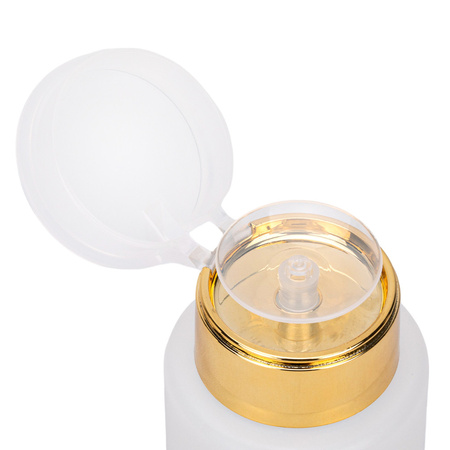Molly Nails Pumpspender für Flüssigkeiten, goldfarben, 150 ml
