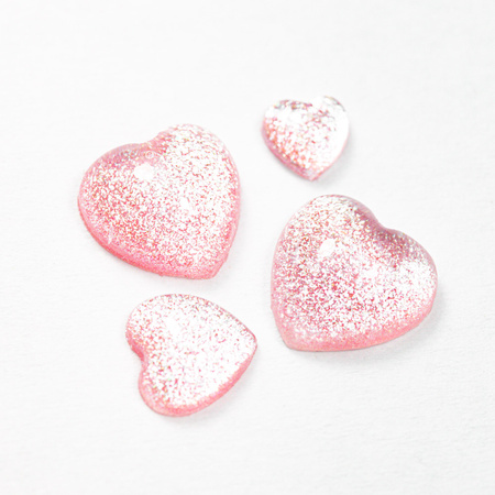 3D-Herz-Nageldekoration Molly Nails Nr. 3, 40 Stück