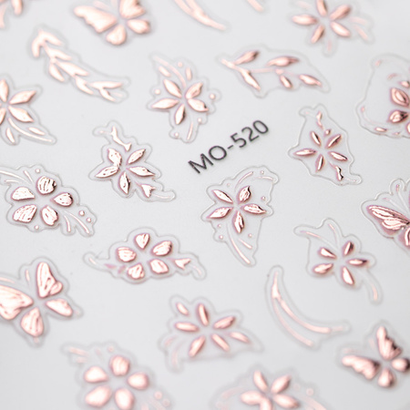 5D Self-Adhesive Flower Nail Stickers MO-520 MollyNails