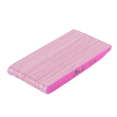 Pilnik do paznokci infinity slim 100/100 neon pink organic drewniane MollyLac