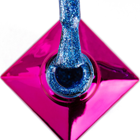 Esmalte híbrido Molly Nails Luxury Glam Cosmic Love 8 g, n.º 544