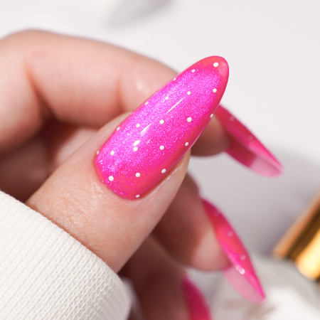 Farbiges Topcoat ohne Abwischen – „Crystal Glass“ von Molly Nails, Pink, HEMA/Di-HEMA-frei, 10 g