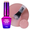LED/UV rubber base with fibers Molly Nails Rubber Fiber Base Nutty Nut 10g