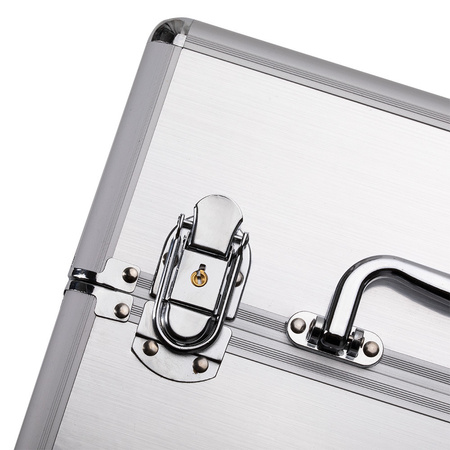 Trousse per smalti M, argento, finiture argentate