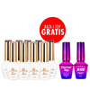 Set da 9 colori Choco Dreams Molly Nails senza HEMA/di-HEMA + base e top GRATIS (X-Bond Base, Doctor Top)