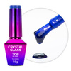 Top colorido sin necesidad de limpiar Crystal Glass de Molly Nails, azul, sin HEMA ni Di-HEMA, 10 g