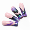 Combo de moldes de silicona de doble forma para manicura francesa «smile line», 12 unidades