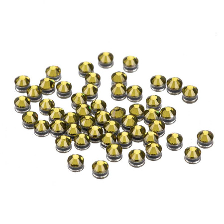 Glas-Nagelstrasssteine SS10 Olivine, ca. 1440 Stück pro Packung
