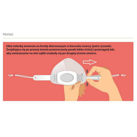 Mini visiera protettiva per bocca e naso Mouth Shield, mascherina trasparente antiappannamento, 2 pezzi, taglie L/XL