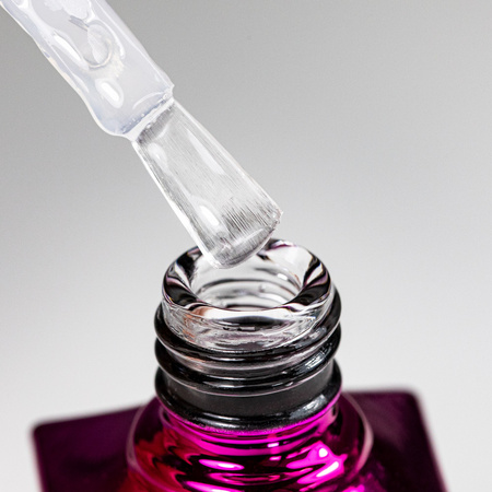 Top Liquid Glass Molly Nails sin necesidad de limpiar, sin enjuagar, sin HEMA ni Di-HEMA, transparente, 10 g