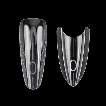 Doppie forme a sandwich per la ricostruzione delle unghie - Forme a sandwich ovali W557 Molly Nails, 240 pezzi