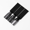 Smalto per stencil e stamping Molly Nails PRO Stamping Chrome argento 10 ml