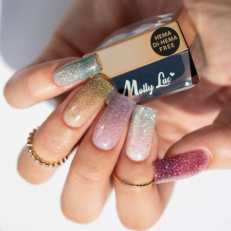 Gel para uñas Shine on you Rusty Shine de MollyLac, sin HEMA ni Di-HEMA, 50 g