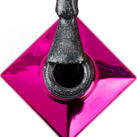 Magnetyczny lakier hybrydowy z efektem kociego oka Cat Eye Foxy Eyes Maximalist MollyLac 10g Nr 557