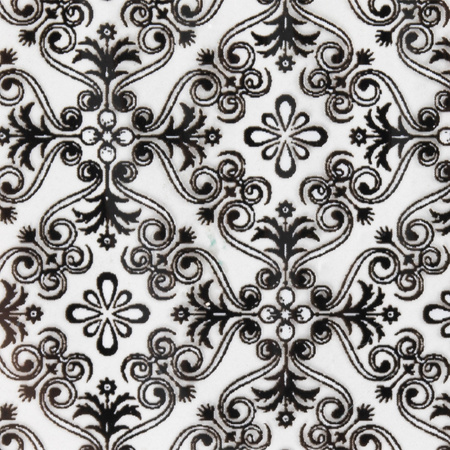 Transfer foil for nails, 80 cm, Flower black No. 1