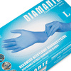 Одноразові нітрилові діагностичні та захисні рукавички Diamante, розмір L, синьо-фіолетові, 100 шт.