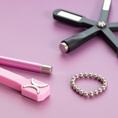 Magnetyzer gwiazdka 6w1 do kociego oka cat eye czarny